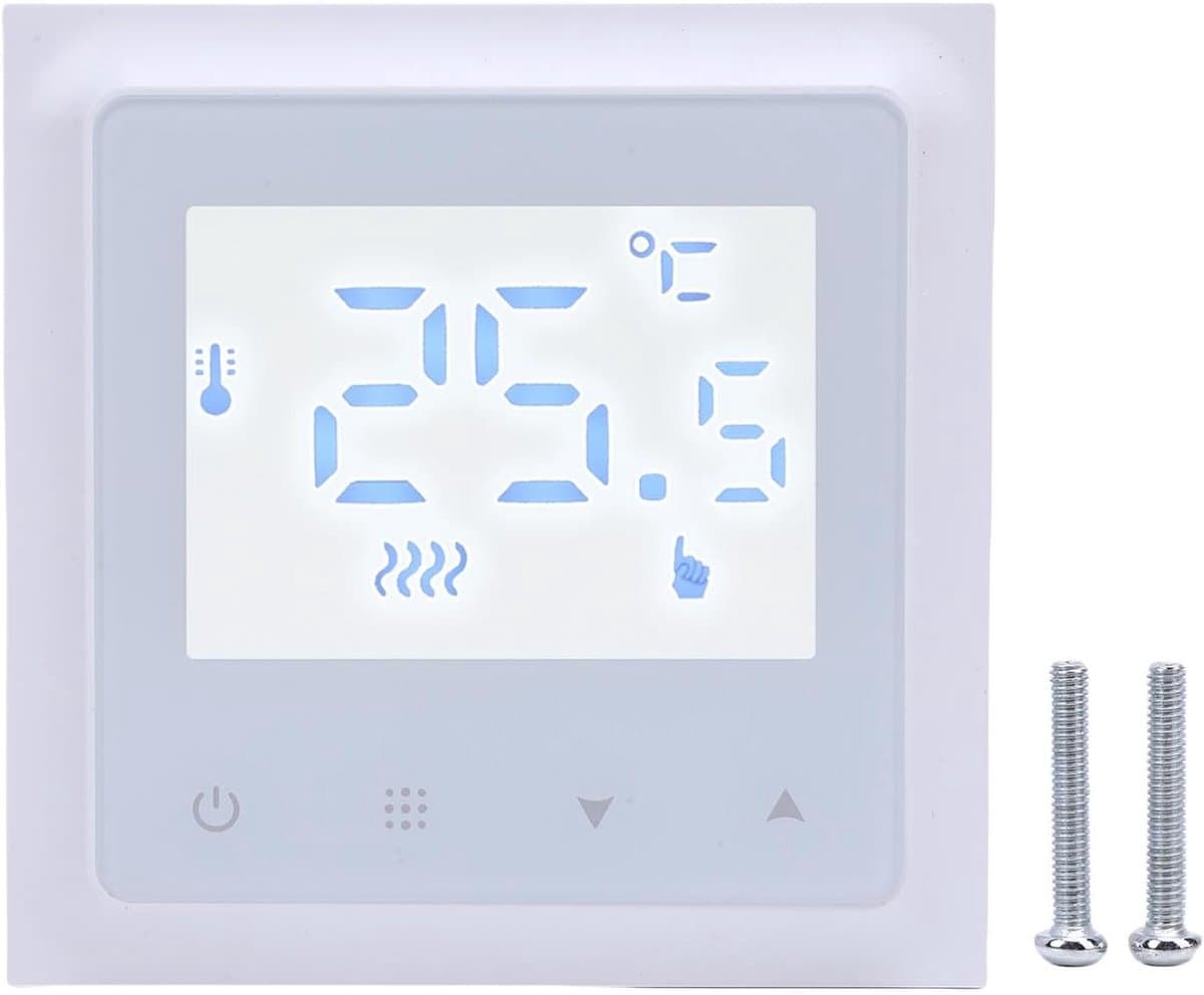 Digitale thermostaat - Slimme regelaar - Comfort thuis - WiFi afstandsbediening - 10 x 10 x 7 cm - Wit — afbeelding 1