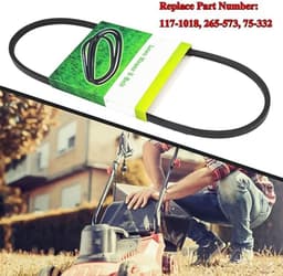 Aandrijfriem Grasmaaier - Vervangende riem - Gazononderhoud - Precisie pasvorm - 3/8 inch - Zwart — thumbnail 2