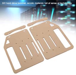 3,5 Inch Harde Schijf Beugel, Acryl Harde Schijf Beugel, Doe-het-zelf Transparante Acryl Harde Schijf Beugel, Ondersteuning Voor Zes 3,5 Inch Harde Schijven En Twee 8 Cm Ventilatoren — thumbnail 2