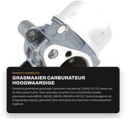 Carburateur Gloednieuw - Grasmaaier - Pakking 122H02/127702 - Onderdeel 696160/696162/696164/696166 - Hoogwaardig Materiaal - Duurzaam - Grasmaaieronderdeel — thumbnail 1