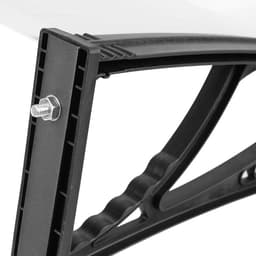 Garagedak voor robotmaaiers, onderdakafdekkingen voor grasmaaiers, anti-zonregen- Robot garageafdekking transparant carport polycarbonaat (Holle plank) — thumbnail 4