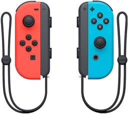 Nintendo Switch Joy-Con Controller paar - Neon Rood en Blauw - Met eenvoudig vervangbare batterij — thumbnail 1