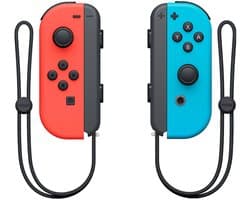Nintendo Switch Joy-Con Controller paar - Neon Rood en Blauw - Met eenvoudig vervangbare batterij