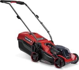 Accu Grasmaaier - Draadloze Grasmaaier - Gazon Onderhouden - Randmaaien Functie - 32 cm Maaibreedte - rood — thumbnail 1