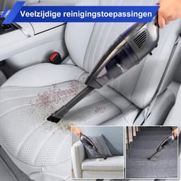 Draadloze Steelstofzuiger - Krachtige Stofzuiger - Huis Schoonmaken - 4-in-1 Functionaliteit - 100 cm - Rood — thumbnail 3
