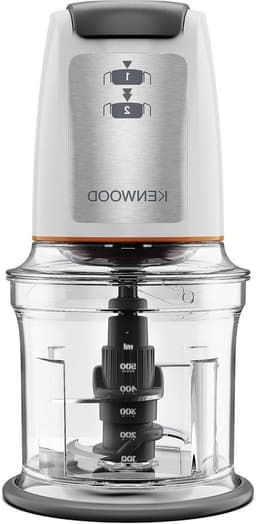 Keukenmachine Hakmolen - Mini hakker - Snel ingrediënten snijden - Quad-Blade systeem - 05 liter kom - Wit — thumbnail 1