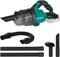 Accu Steelstofzuiger - Kruimeldief - Snelle Schoonmaak - Twee-in-één Ontwerp - 0.6L Opvangbak - Zwart — thumbnail 2