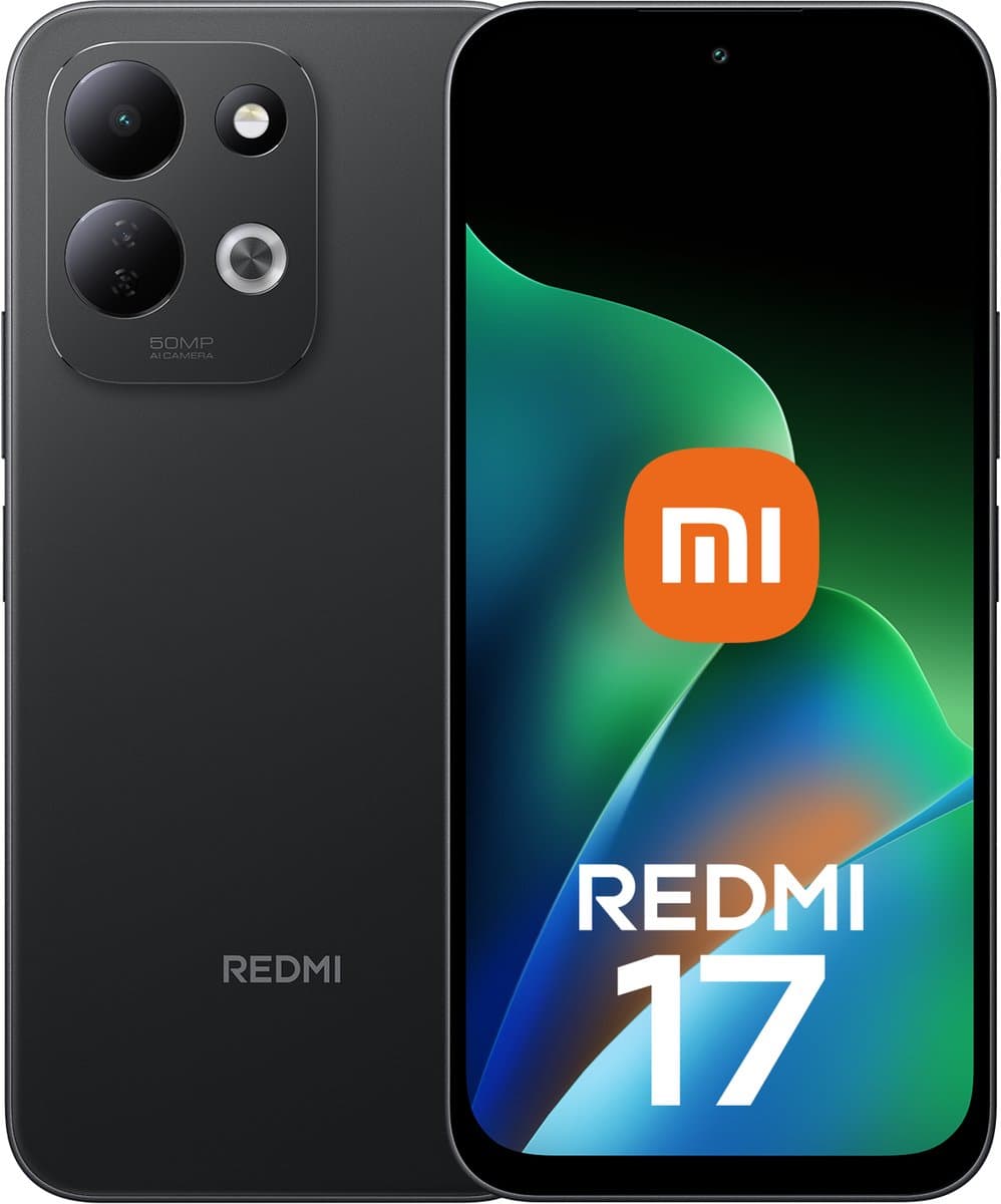 Xiaomi Redmi 17 17,8 cm (6.99) 4G USB Type-C 4 GB 128 GB 7500 mAh Zwart — afbeelding 1