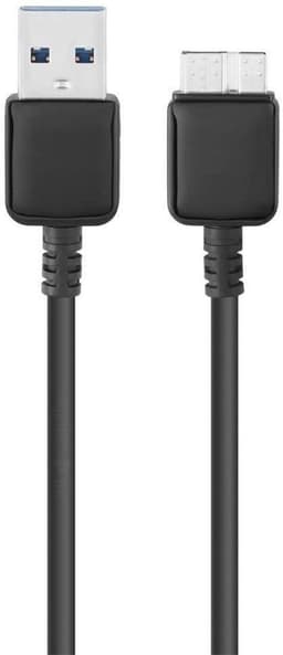 USB 3.0 Kabel - Externe Harde Schijf Kabel - Data Overzetten - Supersnelle Overdracht - 09 m - Zwart — thumbnail 1