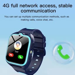 Blackview Z30 Smartwatch - Kids Smartwatch - 1,75" TFT scherm - 800 mAh - 4G Belfunctie - Bluetooth 5.2 - SOS-knop - GPS - LED-zaklamp - Roze — thumbnail 4