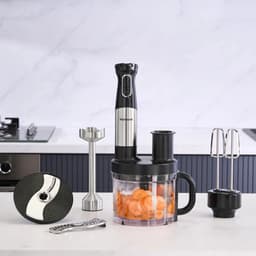 Homend Functionall 2848EU - Keukenmachine 1500W – 1 Liter – 4 RVS Messen – Vaatwasserbestendig – RVS — thumbnail 3