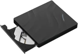 Externe DVD Brander - CD Writer Reader - Data Archiveren - USB 3.0 Type-C - 8x Snelheid - Zwart — thumbnail 1
