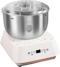 Keukenmixer - Kneedmachine Deegmachine - Bakken Thuis - Thermostatische Rijsmogelijkheid - 5 Liter Kom - Zilver — thumbnail 1