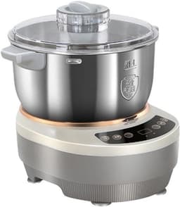 Roestvrijstalen Deegmaker - Professionele Mixer - Deeg Kneden - Fermentatiefunctie - 5L Capaciteit - Grijs — thumbnail 1