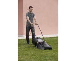 Elektrische Grasmaaier - Snoer Grasmaaier - Gazon Onderhoud - Compact Duwmodel - 32 cm Snijbreedte - Grijs