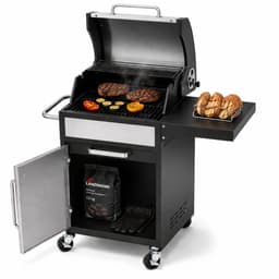 Landmann GrillChef Houtskoolbarbecue - 96 cm - Gietijzeren Rooster - Met Deksel — thumbnail 1