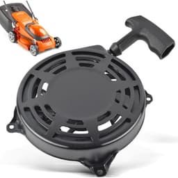Motorstarter met terugslagmechanisme, complete startmotor met terugslagmechanisme, geschikt voor Briggs & Stratton 497680 498144, Oregon 31-068 Rotary 12368, 150-32, MC 180, MC-10 grasmaaiers/grondfrezen met kabelstarter. — thumbnail 1