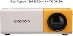 By shayne - Mini Projector - 1080P Draagbare Film Projector - Compact en Lichtgewicht - HD Multimedia Interface - Geschikt voor Smartphone en Laptop — thumbnail 3