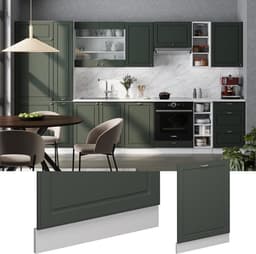 Vaatwasserpaneel Landhuisstijl Groen-Goud 60 cm zonder Werkblad — thumbnail 4