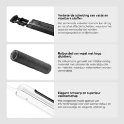 Xiaomi nat- en droogzuiger W30 Pro EU, Anti-klit ontwerp en sneldrogend voor uw gemoedsrust, 6 ongelooflijke functies Frisse, geurvrije reiniging, Sterke reinigingskracht Reinigt haar, vuil en vlekken in één beweging — thumbnail 4