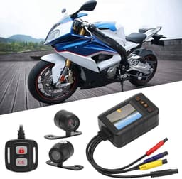 Dailygoody Motorfiets Dash Cam - 1080P HD - Waterdicht - 2 Inch Scherm - Loop Recording - Geschikt voor alle motorfietsen - Zwart — thumbnail 3