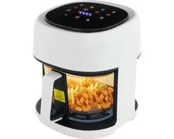 Heteluchtfriteuse 3,3 Liter met Touchscreen en Kijkvenster voor Vetvrij Frituren
