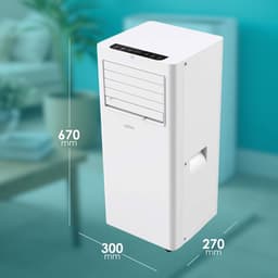 Mobiele Airco - Klimaatregelaar - Ruimte Koelen - Wifi Bediening - Tot 22 m² - Wit — thumbnail 4