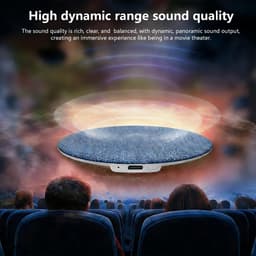 Ultradunne luidspreker voor onder het kussen, speciaal ontworpen voor tijdens het slapen, Bluetooth 5.4, Hi-Fi geluidskwaliteit, met een slaaptimer om je te helpen in slaap te vallen en te ontspannen, ultralange batterijduur van 20-48 uur, blauw. — thumbnail 3