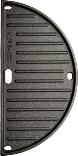 Gietijzeren plaat - half rond - Compact - 33 cm - geëmailleerd — thumbnail 2