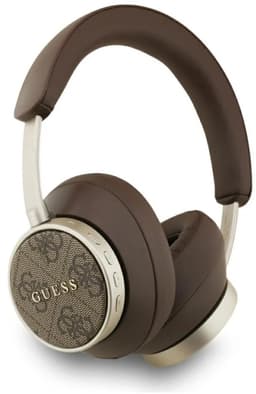 Guess Bluetooth Koptelefoon- ENC - PU Leather - 4G Classic Logo - Bruin — thumbnail 3