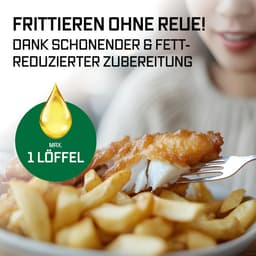 GOURMETmaxx heteluchtfriteuse 6,5 l, 1600 W zwart – digitale heteluchtfriteuse met led-touchscreen en timer | vetarm frituren, grillen en bakken — thumbnail 5