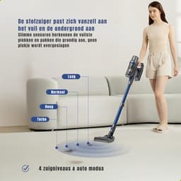 RUX® Steelstofzuiger met snoer - Steelstofzuiger - Stofzuiger - Zwart - 20cm x 34cm x 34cm — thumbnail 3