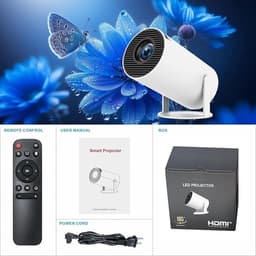 Draagbare 4K Mini Beamer met WiFi 6 en Netflix — thumbnail 5