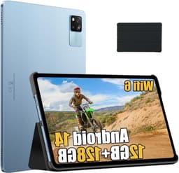 Tablet 10.1 inch - Android Tablet - Films en Series Kijken - 12GB RAM Uitbreidbaar - 10.1 inch - Blauw — thumbnail 1