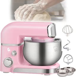 Elektrische Mixer - Keukenmachine Staande - Thuis Bakken - Krachtige Motor 600W - 3.5 Liter Kom - Wit — thumbnail 1