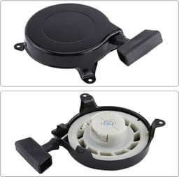 Trekstarter - Repeteerstarter Motor - Grasmaaier Onderhoud - Duurzaam ABS Materiaal - 15x15x5 cm - Zwart — thumbnail 3