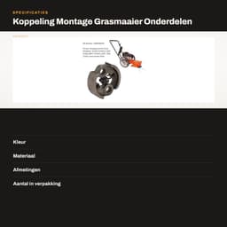 Dailygoods- Koppeling Vervanging voor Echo Shindaiwa - Koppeling Grasmaaiers - Koppeling A056000260 - Koppeling Motoronderdelen - Hoge Efficiëntie - Beschermt tegen Motorschade - Koppelingsset — thumbnail 3