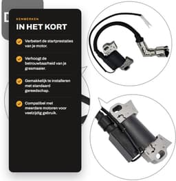 Dailygoods- Ontsteking Coil - Vervangingsonderdeel voor MTD/Troy-Bilt - Geschikt voor Craftsman/Huskee - Part Number 751/12220 - Schokbestendig - Voor 420cc Motor - Ontstekingsspoel — thumbnail 2