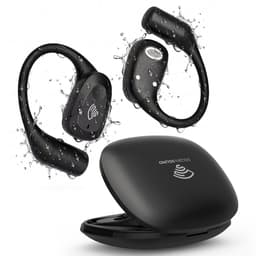 Golden Sound Open Ear oortjes - Sport oordopjes - Oortjes draadloos - Draadloze oordopjes - Audio - Hardlopen - 40 uur batterijduur - Bone Conduction - IPX6 Spatwaterdicht - Oortjes - Zwart — thumbnail 1