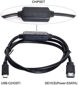 Usb-C naar eSATA Kabel voor Externe Harde Schijf (Hdd/Ssd) - 1 Meter — thumbnail 4