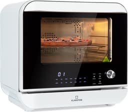 Klarstein 18 L Heteluchtfriteuse, Airfryer met Stoom- en Droogfunctie, Snelle XXL Heteluchtfriteuse, Timer, 10 Programma’s, Airfryer voor Heteluchtfrituren, 2450 W Heteluchtfriteuse zonder Vet — thumbnail 1