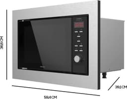 Built-in microwave Cecotec GrandHeat 2350 Built-In Steel Black 23 L 900 W Grill — thumbnail 2