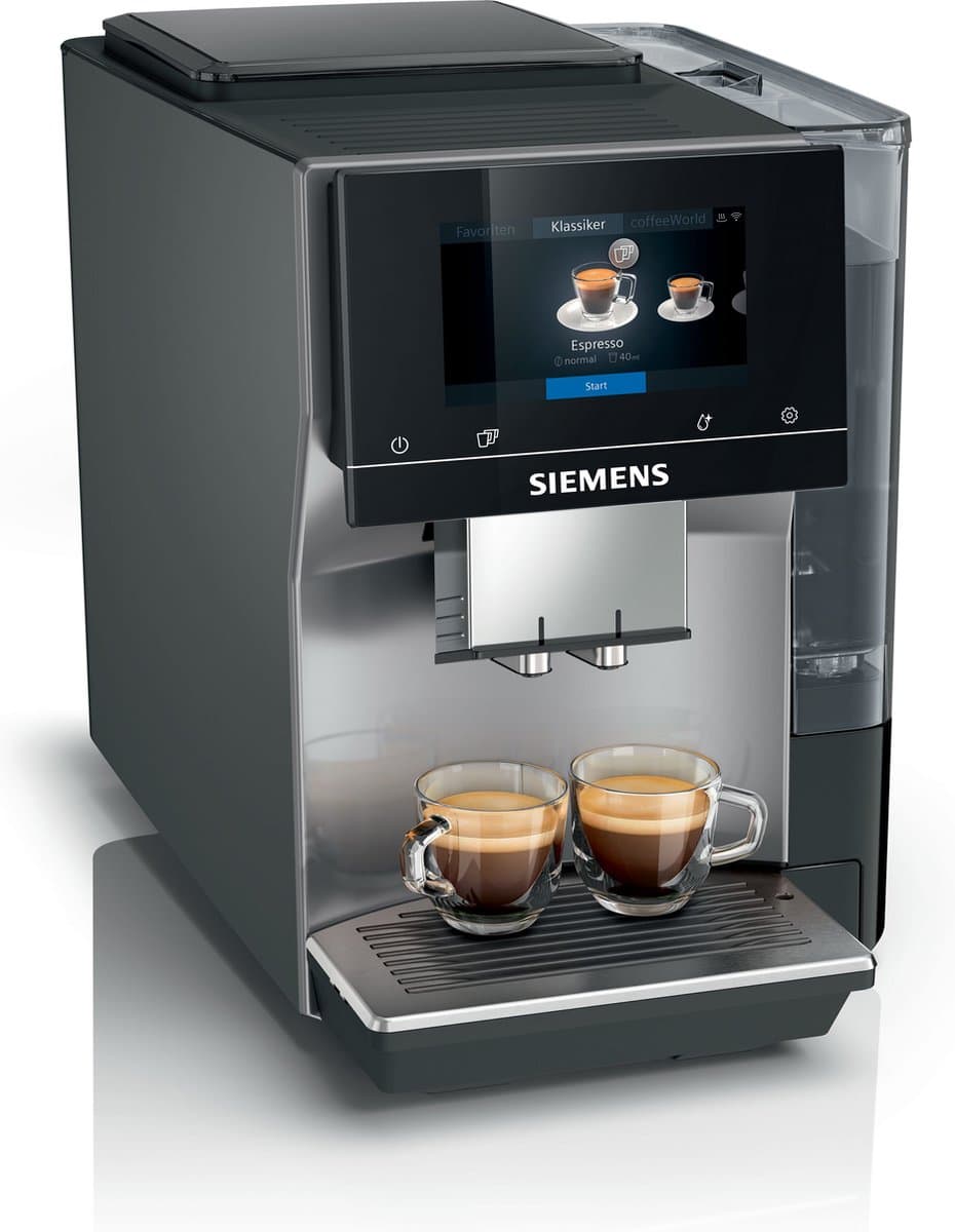 Siemens EQ700 TP715R01 - Volautomatische espressomachine, 10 favoriete drankjes opslaan - Cold Brew, Slow Brew - Home Connect - Morning Haze — afbeelding 1
