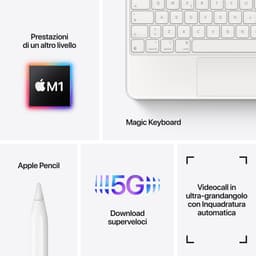 Apple iPad Pro 5G Apple M TD-LTE & FDD-LTE 2 TB 27,9 cm (11") 16 GB Wi-Fi 6 (802.11ax) iPadOS 14 Zilver — thumbnail 5