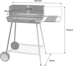MILANO houtskoolbarbecue — thumbnail 4