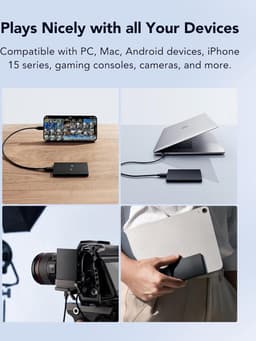 Solacis Harde schijf extern - Harde schijf - 1TB - Draagbaar - Externe harde schijf - Must have voor al uw extra foto's en bestanden! — thumbnail 5