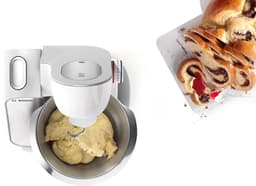 Bosch MUM5 - MUM58231 - Keukenmachine - 1000W - Keukenrobot - Keukenmixer - Mixer met Mengkom - 3,9L - Wit/Zilver — thumbnail 3