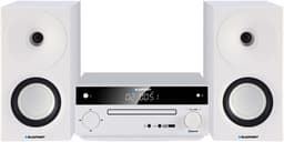 Blaupunkt - Stereo set - Speaker - FM-radio, AUX-aansluiting en USB-aansluiting, Bluetooth, HDMI-ingang, wekker, LED-display, kleur wit, MS30.02BT — thumbnail 1