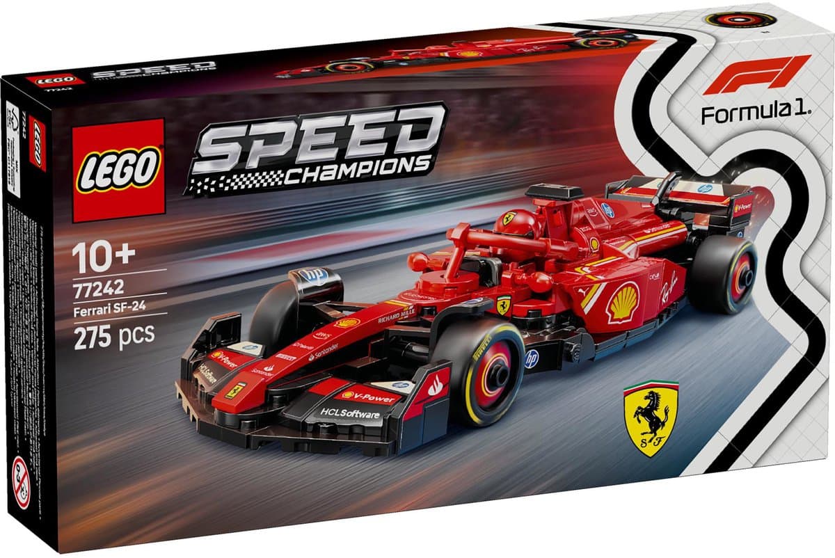 LEGO Speed Champions - Ferrari SF-24 F1 racewagen Constructiespeelgoed — afbeelding 1