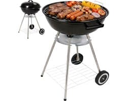 Lomera Houtskoolbarbecue - Houtskool BBQ - Houtskool Barbecue - Kogelbarbecue - Kogel BBQ - Barbecue op Wielen - BBQ op Wielen - Houtskoolbarbecue op Wielen - Houtskool BBQ met Wielen